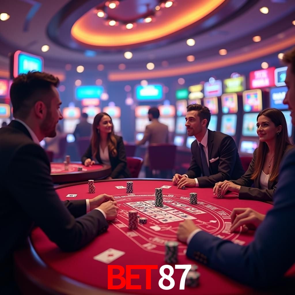 A Experiência Imersiva dos Cassinos Ao Vivo no BET87